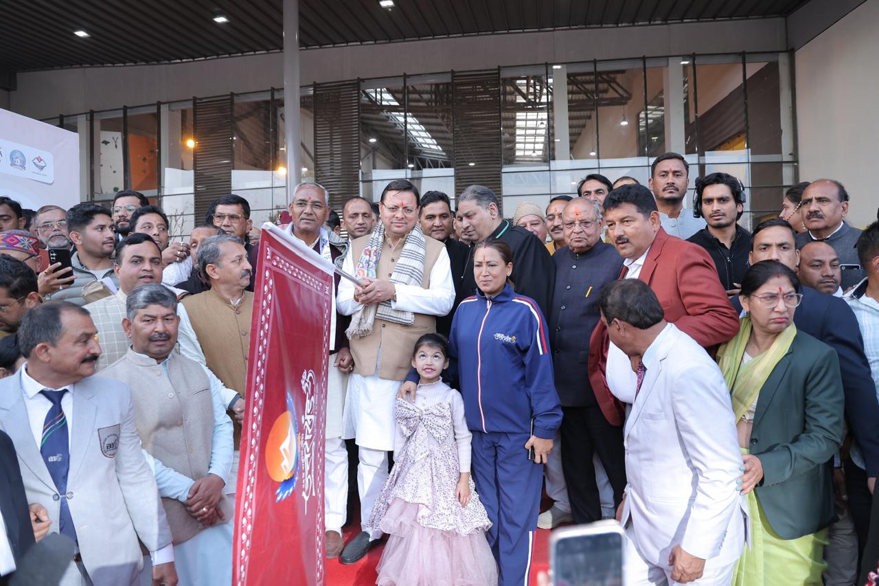 38th National games : सीएम धामी ने किया मसाल यात्रा को रवाना