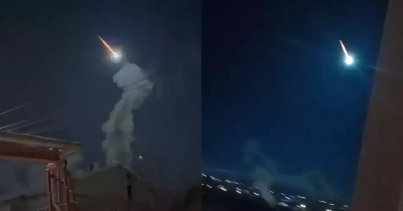 Explosion in the sky of Russia, asteroid hits the earth