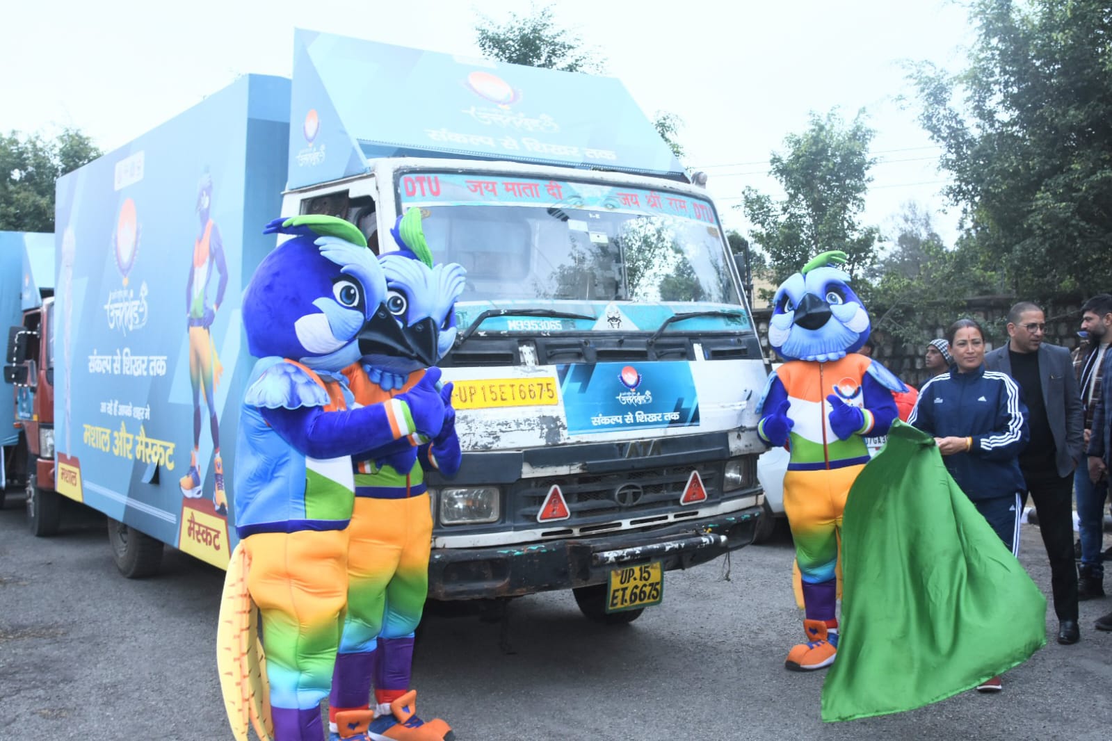 38th national games : खेल मंत्री ने प्रचार टीमों को हरी झंडी दिखाकर किया रवाना