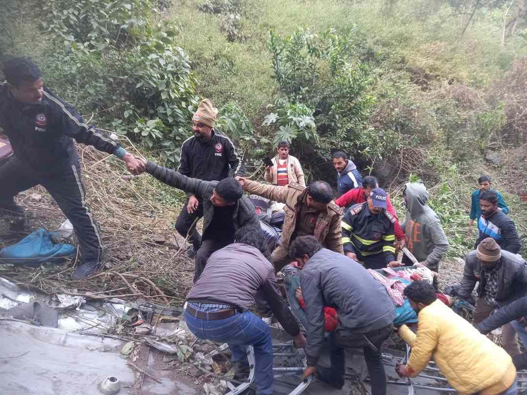 Bhimtal Bus Accident भीमताल सड़क हादसा