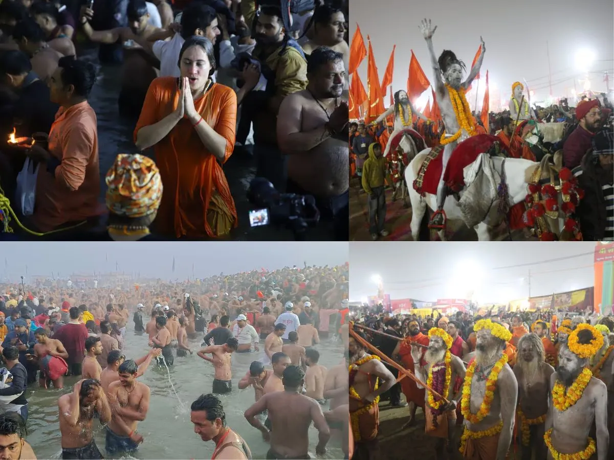maha kumbh 2025 makar sakranti first-amrit-snan