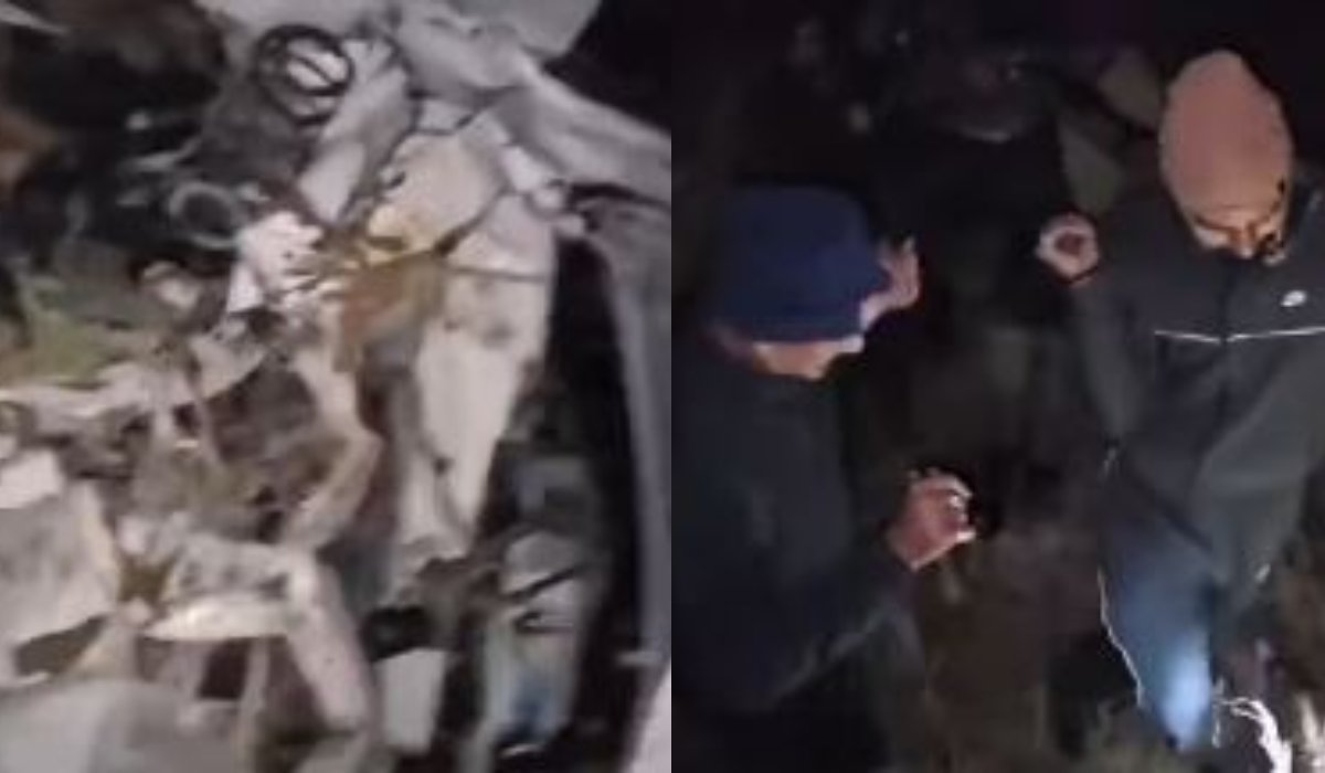 अल्मोड़ा में यहां अनियंत्रित होकर खाई में गिरी कार, दो की मौत, एक की हालत गंभीर