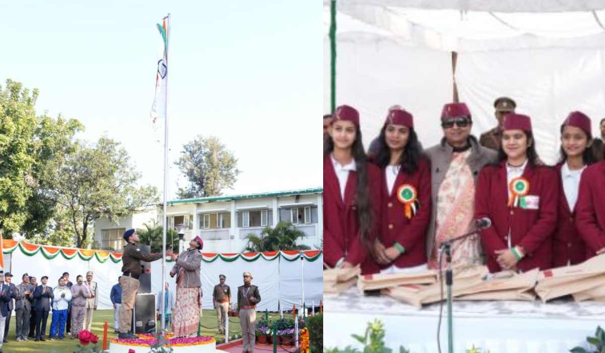 गणतंत्र दिवस : मुख्य सचिव ने सचिवालय में फहराया तिरंगा, बेटियों को लेकर कही ये बात