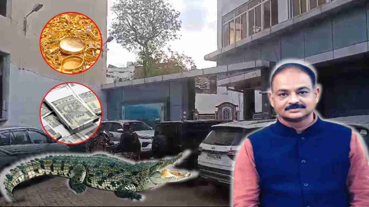 Crocodile, crores of cash and gold, what was found in the raid at the house of former BJP MLA in Madhya Pradesh?