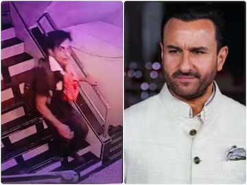 Saif-Ali-Khan-Attacker CCTV footage viral