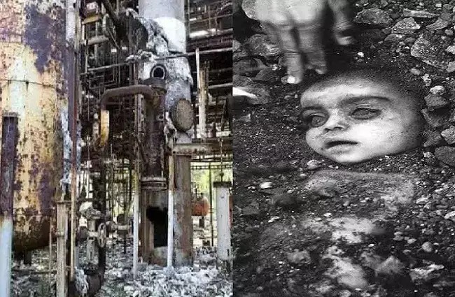 BHOPAL GAS TRAGEDY union-carbide-factory