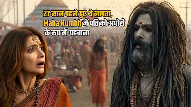maha kumbh wife recognized her husband as an aghori