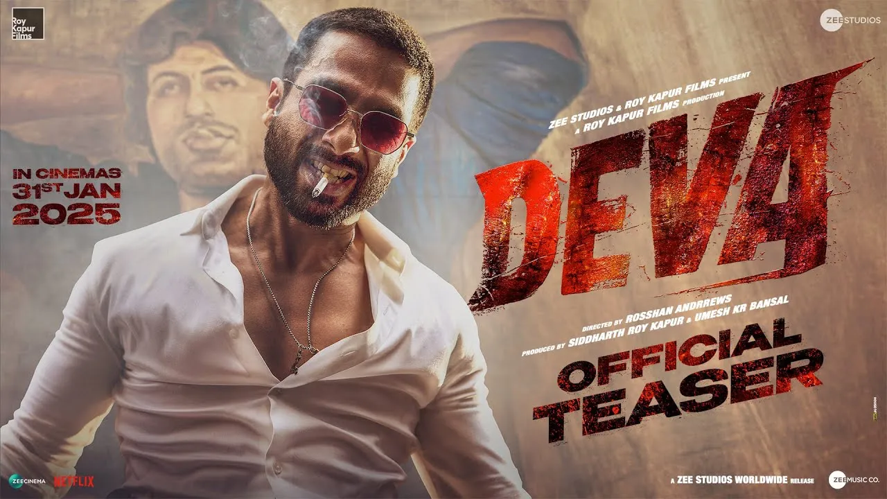 shahid kapoor Deva Teaser Release
