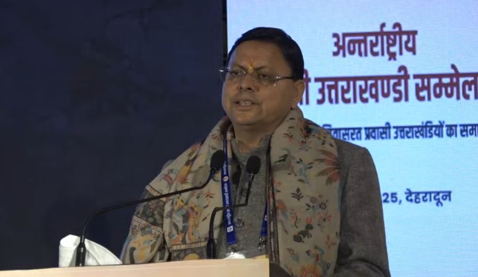 सीएम धामी स्वागत