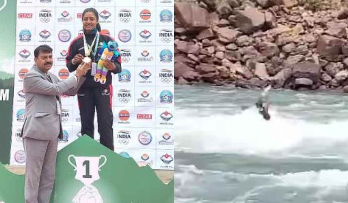 38th National Games : कयाकिंग प्रतियोगिता में उत्तराखंड की रीना ने किया गोल्ड पर कब्जा