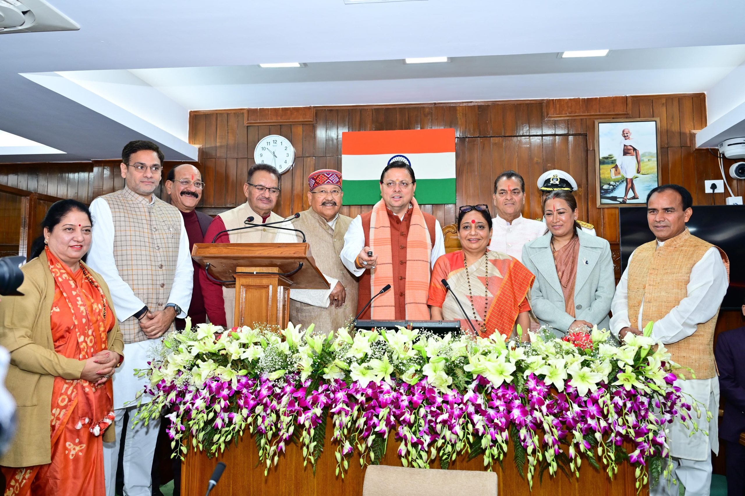 सीएम धामी ने किया NeVA एप्लीकेशन का शुभारंभ