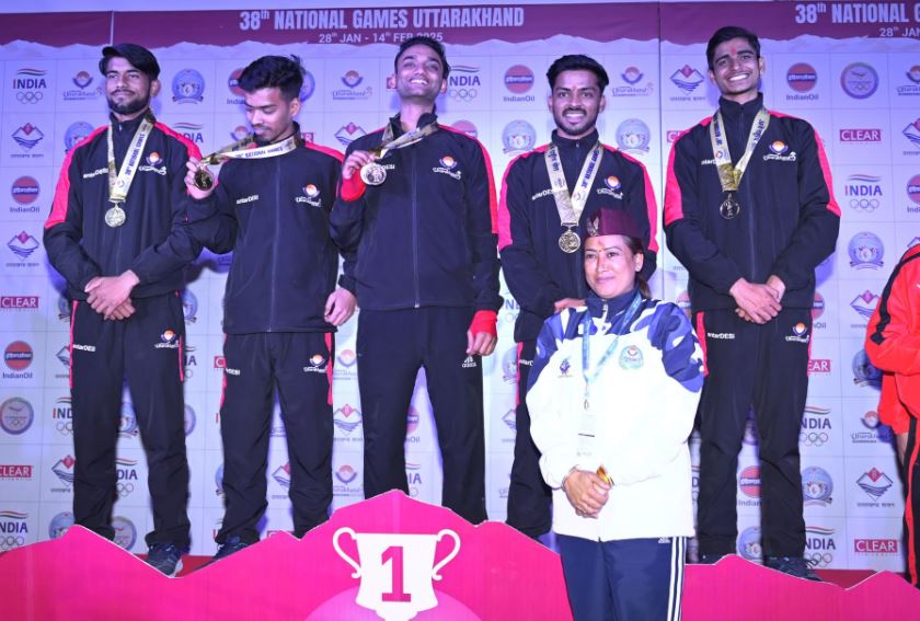 योगासन की आर्टिस्टिक समूह प्रतियोगिता में उत्तरखंड ने जीता गोल्ड