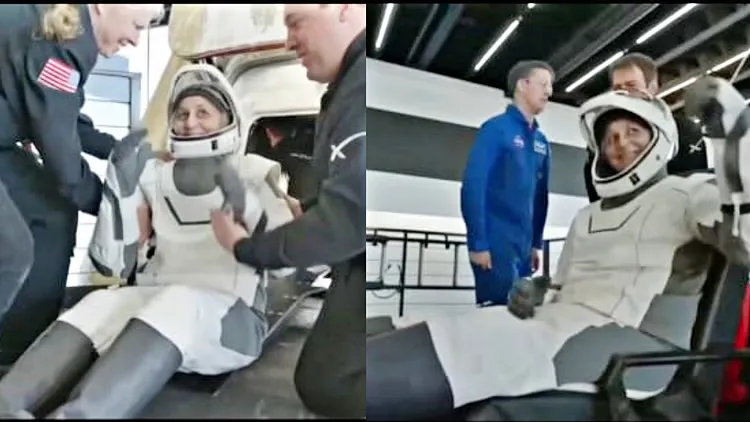 Nasa Astronauts Sunita Williams Return to Earth