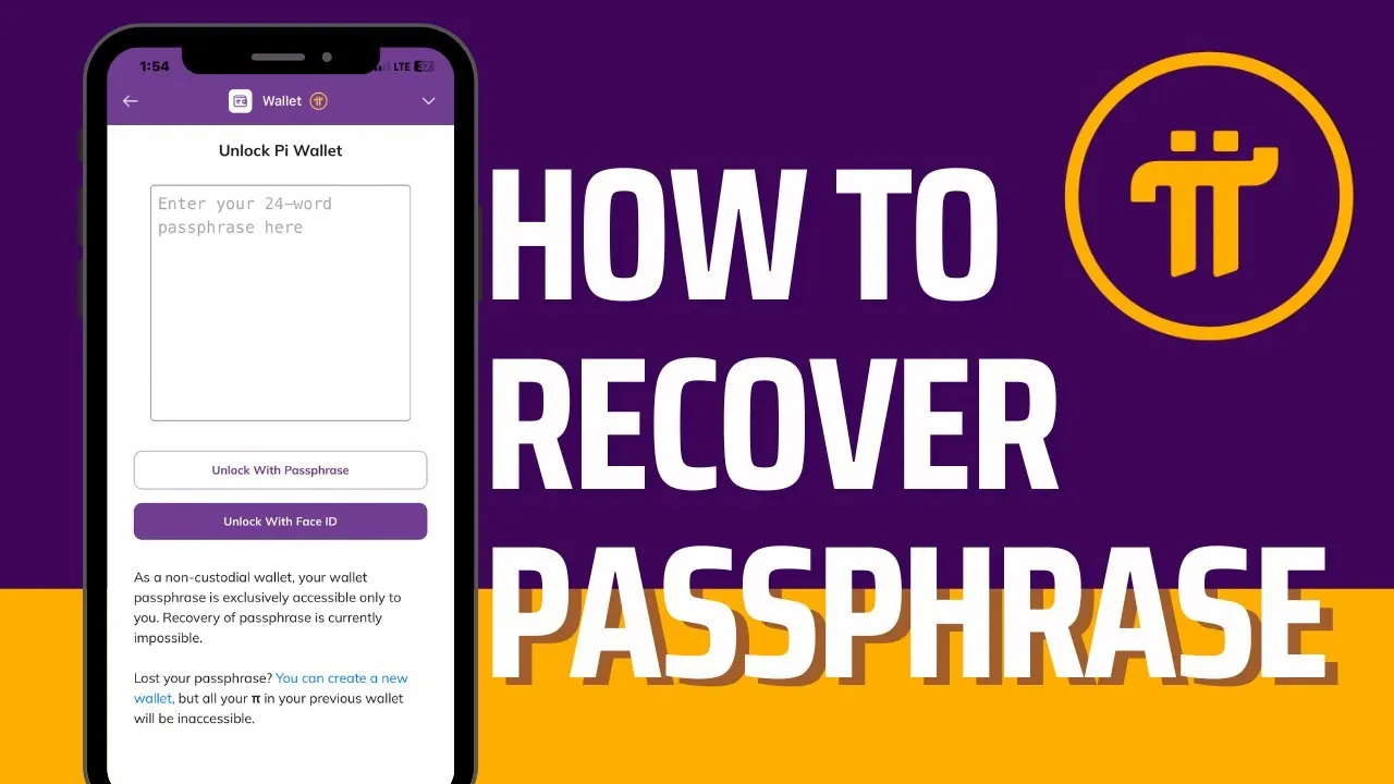 Pi Coin Pi Wallet Passphrase Key Recover