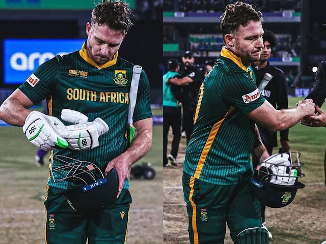 Champions Trophy 2025 nz vs sa David Miller Century