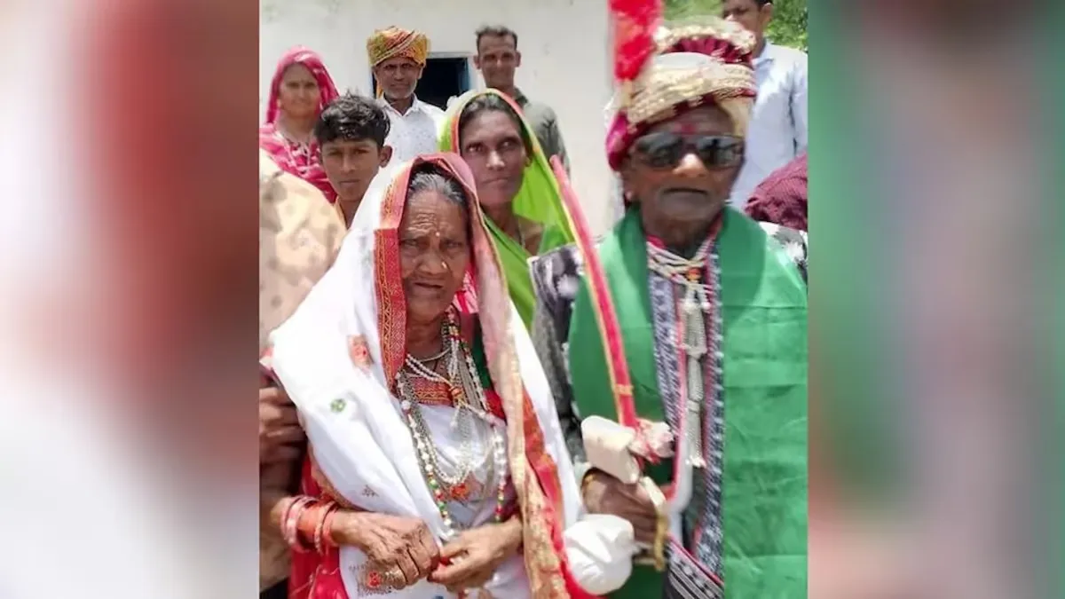 after-living-in-a-live-in-relationship fpr almost 70 years rajasthan couple got married