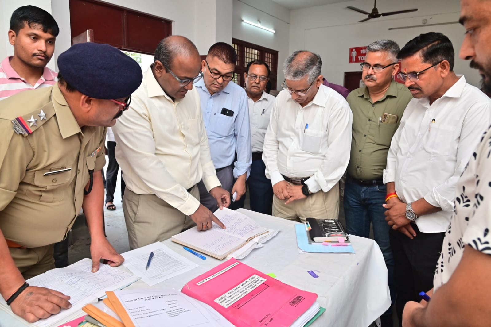 Chief Electoral Officer inspected the warehouse
