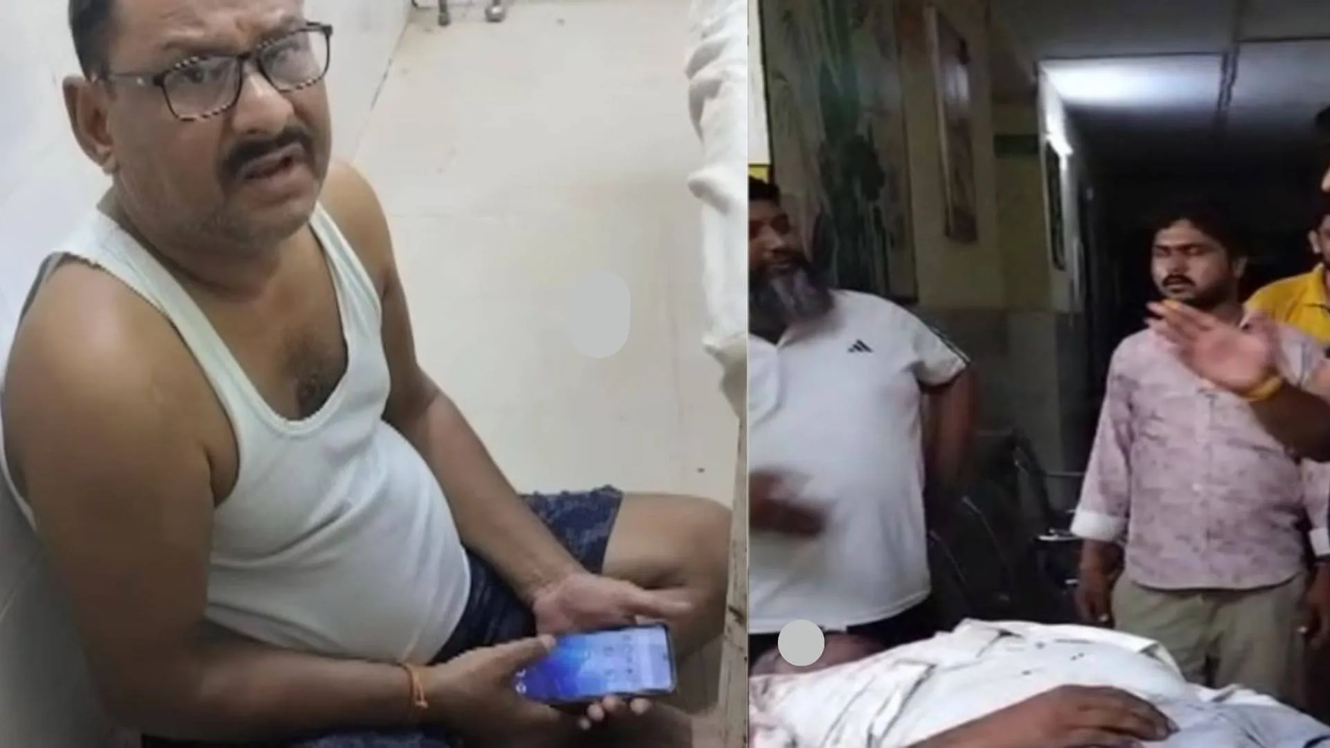 drunk-government-doctor-did-not-come-for-treatment-injured
