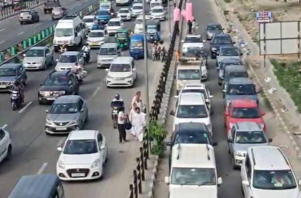 ganga dashera haridwar traffic jam