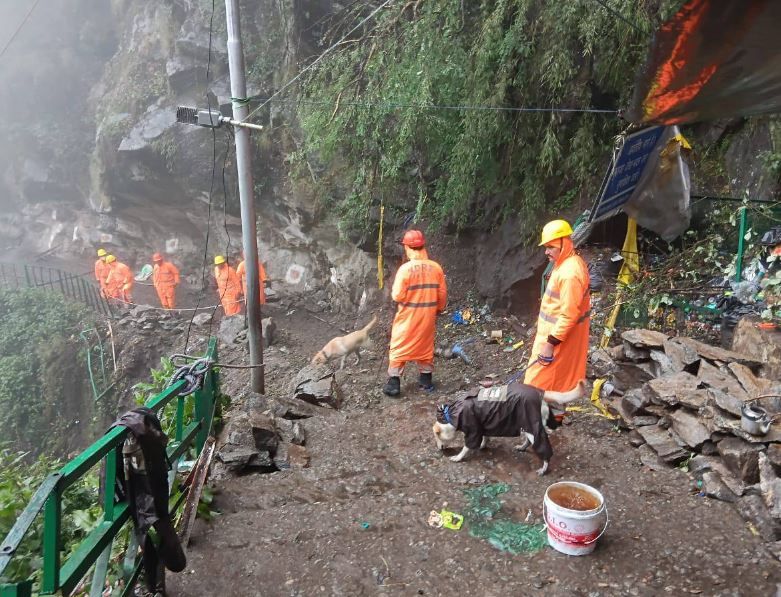 Rescue of pilgrims missing in landslide on Yamunotri