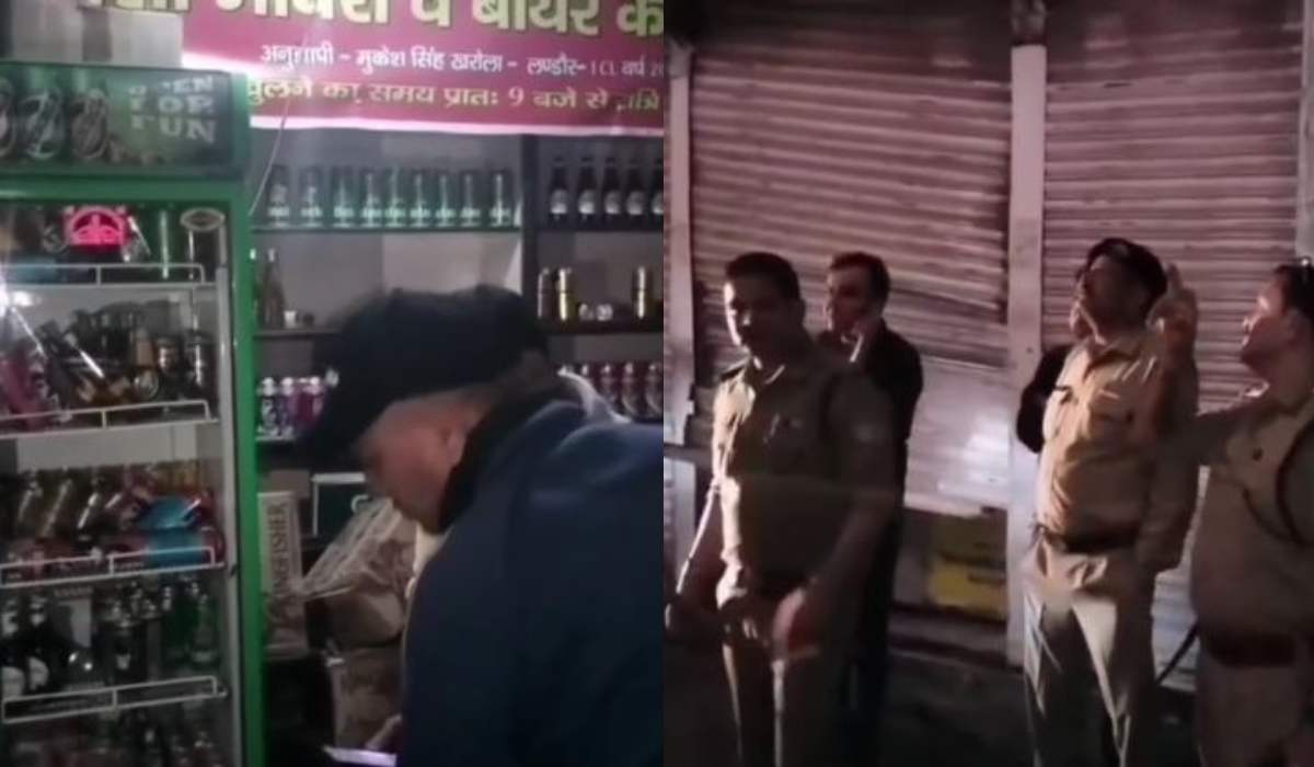 मसूरी में शराब की दुकानों में ओवर रेटिंग को लेकर जमकर चले लात-घूंसे