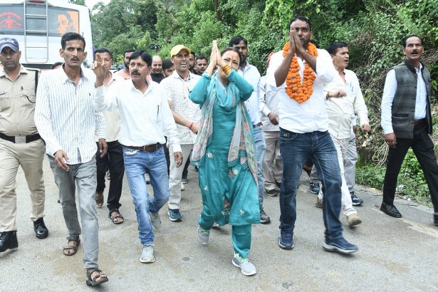 भाजपा समर्थित प्रत्याशियों के लिए रेखा आर्य ने मांगें वोट