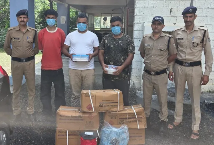 three-arrested-with-explosive-material- dehradun-125-kg-dynamite-found