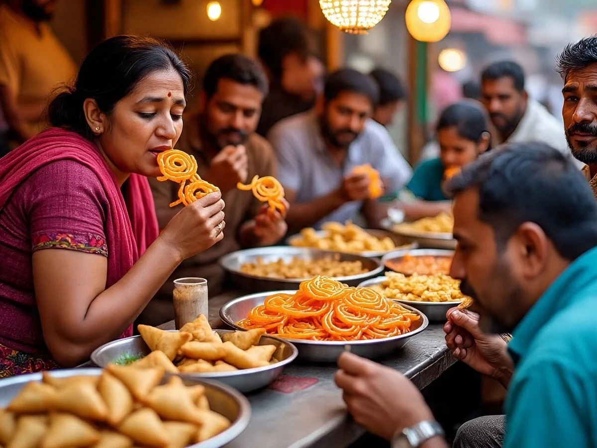 PIB Fact Check On warning against samosa jalebi samosa-jalebi-can-be-dangerous-as-cigarettes-health-warning-fssai-guidelines